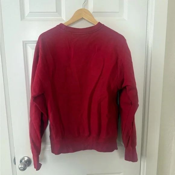 Vintage Disney Mickey Mouse Crewneck Womens Small Red Y2k Graphic Embroidered - Picture 2 of 6